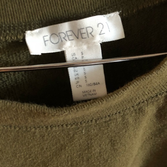 Olive Green Sweater - Picture 2 of 2